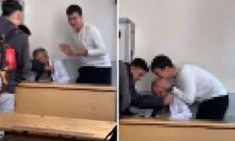 Sınıfta Şok Anlar: Öğretmenle Dalga Geçip O Anları Çektiler