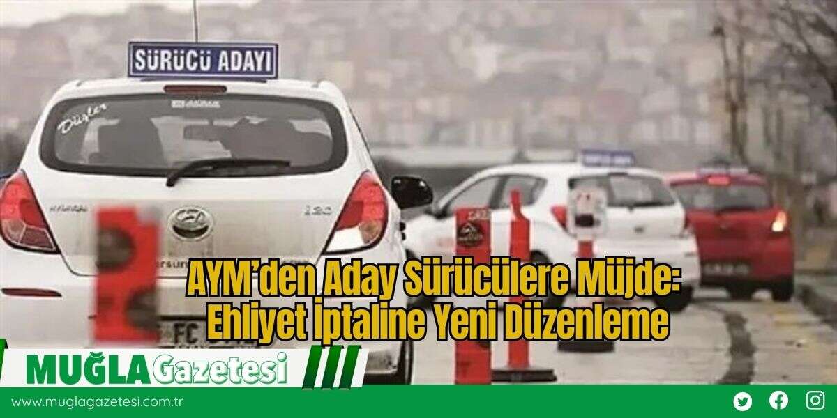 AYM’den Aday Sürücülere Müjde: Ehliyet İptaline Yeni Düzenleme