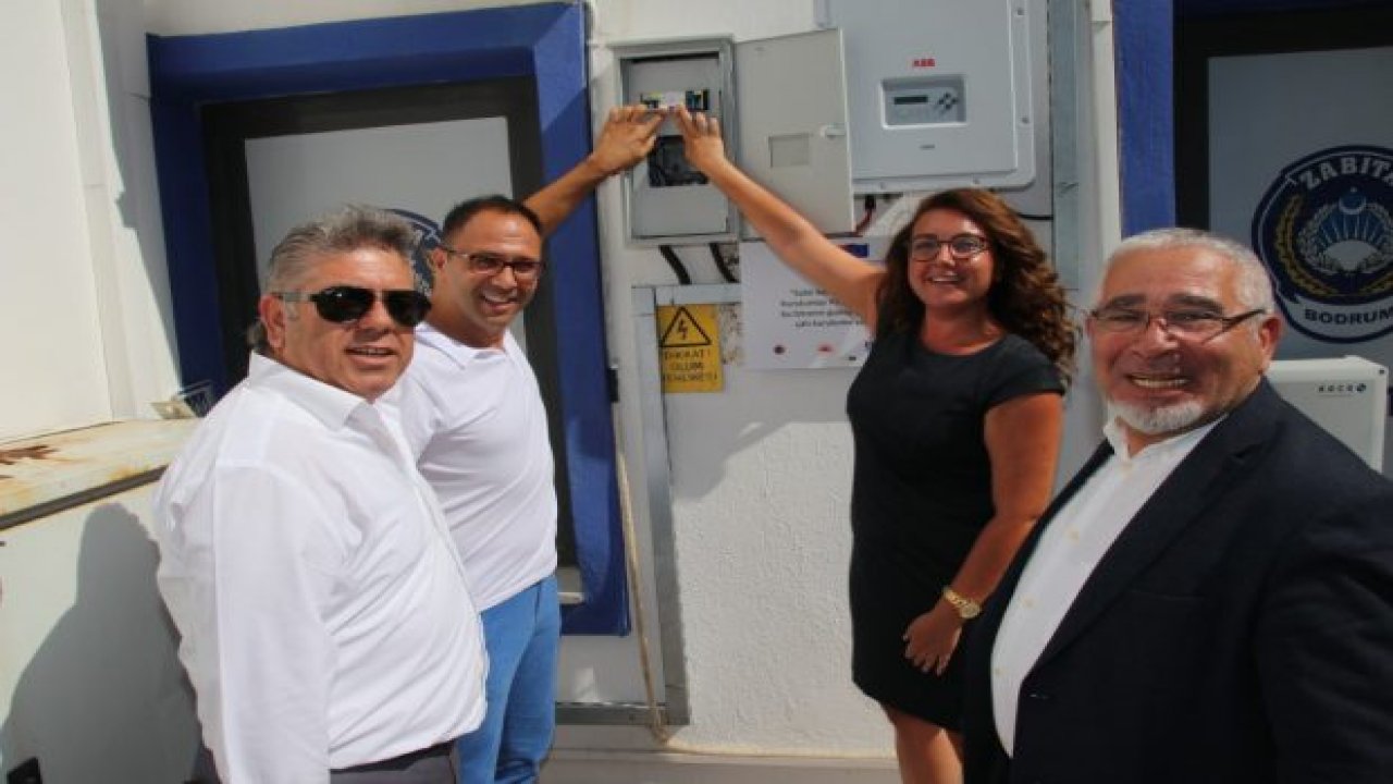 Bodrum Belediyesi güneşten elektrik üretiyor