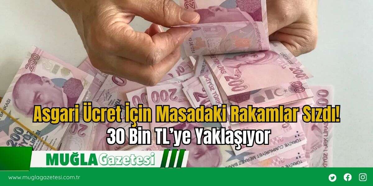 Asgari Ücret İçin Masadaki Rakamlar Sızdı! 30 Bin TL’ye Yaklaşıyor