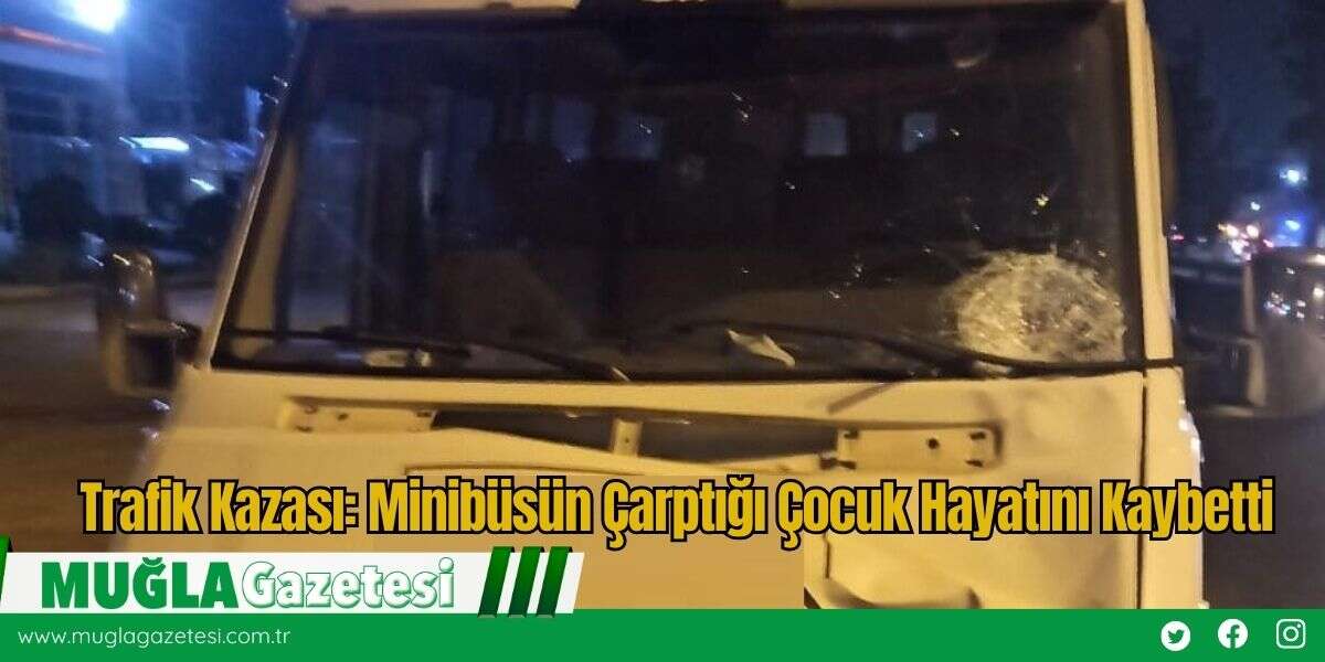 Trafik Kazası: Minibüsün Çarptığı Çocuk Hayatını Kaybetti