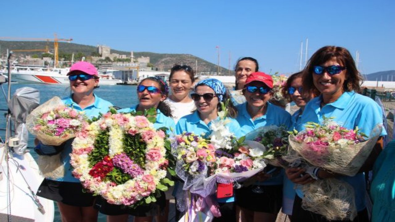 4 kadın 44 günde 1420 deniz mili yol yaptı