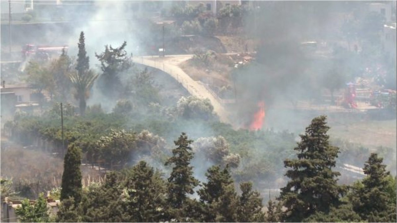 Tatil cennetinde korkutan yangın