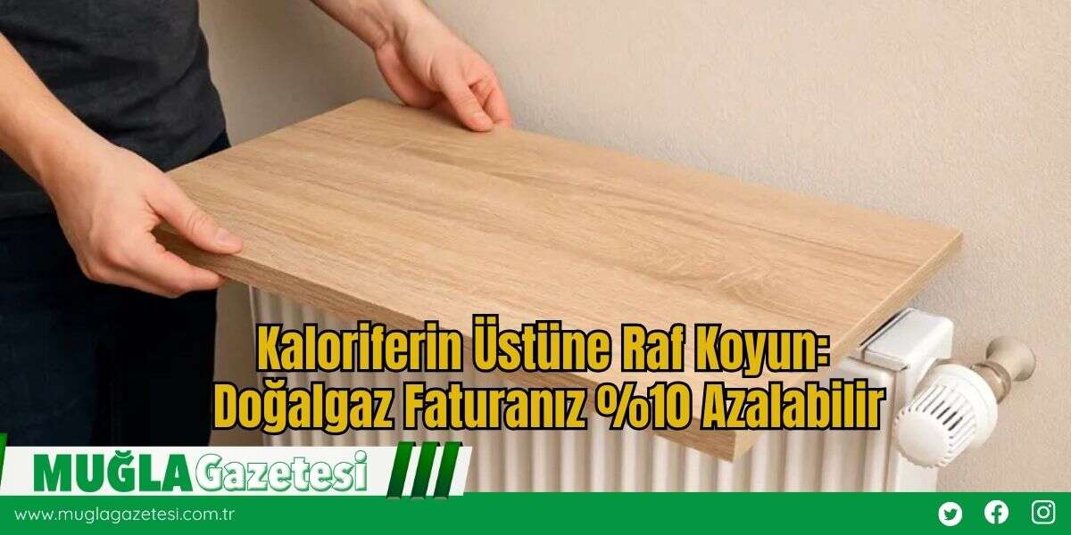 Kaloriferin Üstüne Raf Koyun: Doğalgaz Faturanız %10 Azalabilir