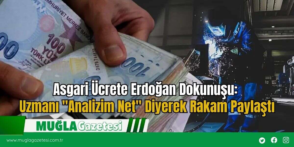 Asgari Ücrete Erdoğan Dokunuşu: Uzmanı "Analizim Net" Diyerek Rakam Paylaştı