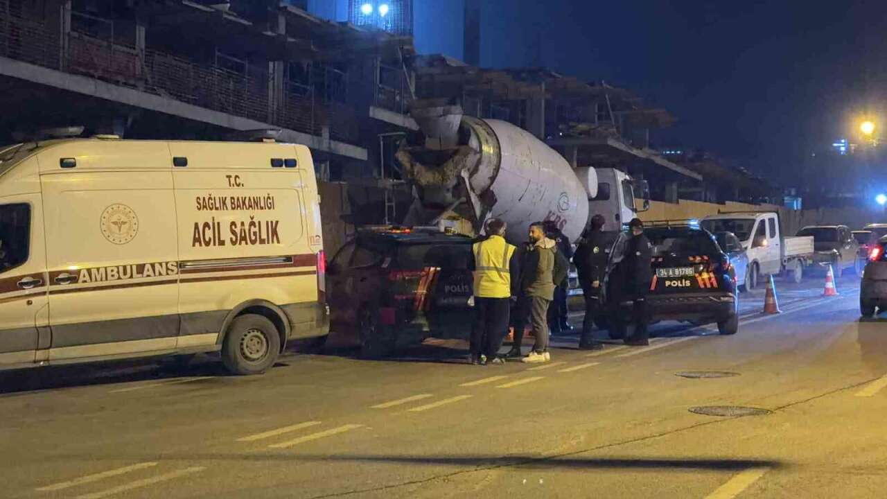 Beton Mikserini Temizlerken İçine Düşen İşçi Can Verdi