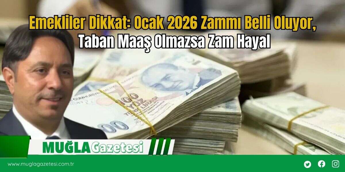 Emekliler Dikkat: Ocak 2026 Zammı Belli Oluyor, Taban Maaş Olmazsa Zam Hayal