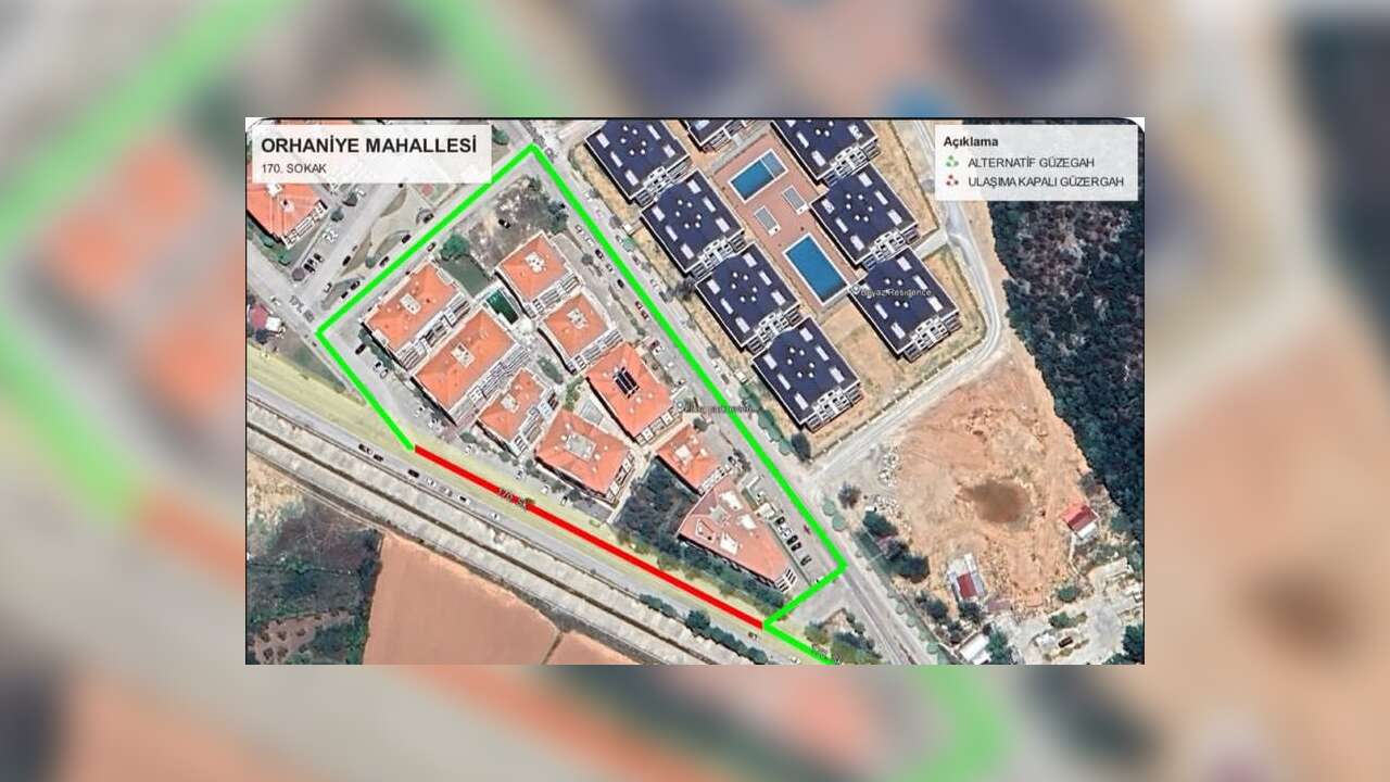 Menteşe’de Orhaniye Mahallesi 170 No’lu Sokak Trafiğe Kapatılıyor