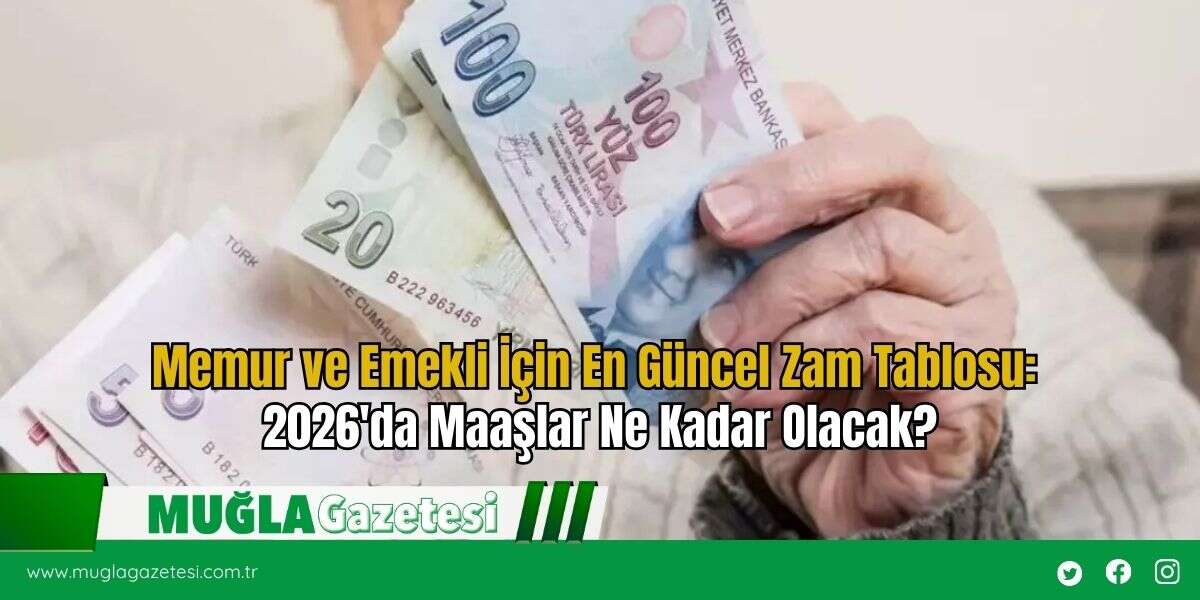 Memur ve Emekli İçin En Güncel Zam Tablosu: 2026'da Maaşlar Ne Kadar Olacak?