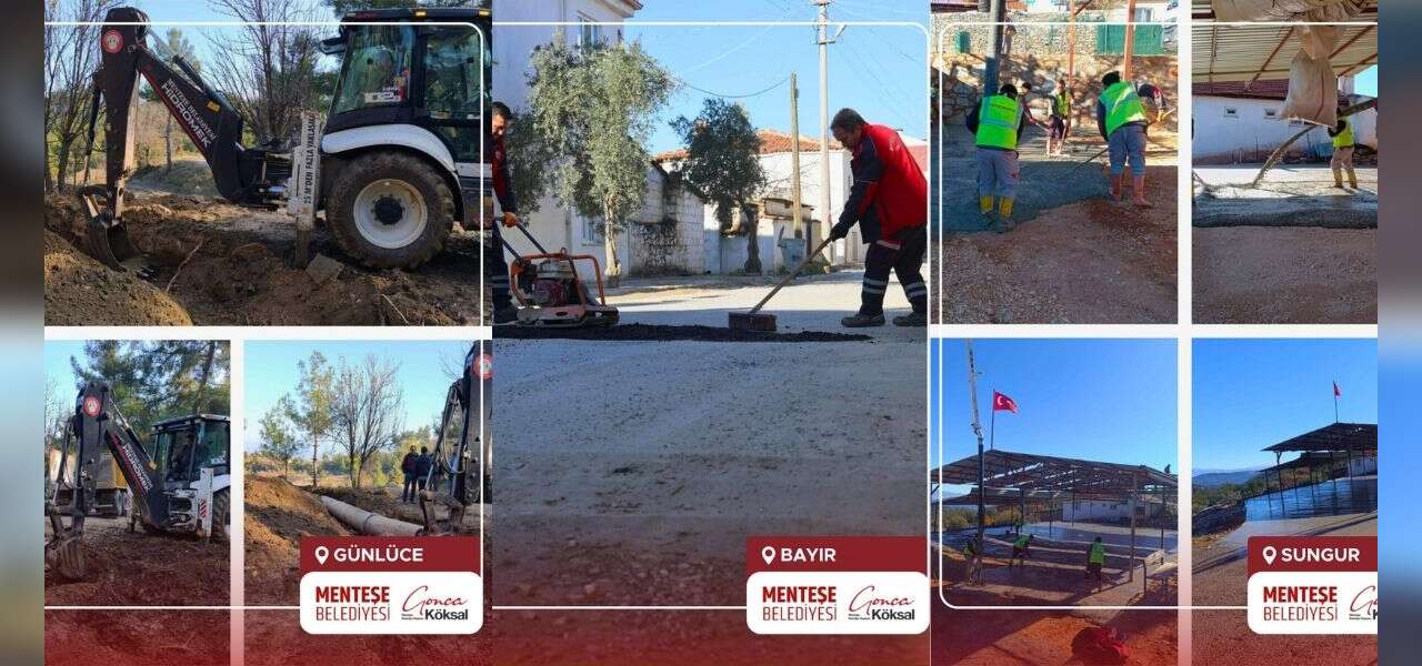 Menteşe Belediyesi Her Mahallede, Her Gün Sahada