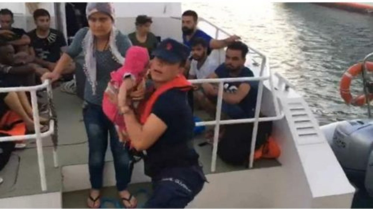 Bodrum açıklarında 15 kaçak göçmen yakalandı