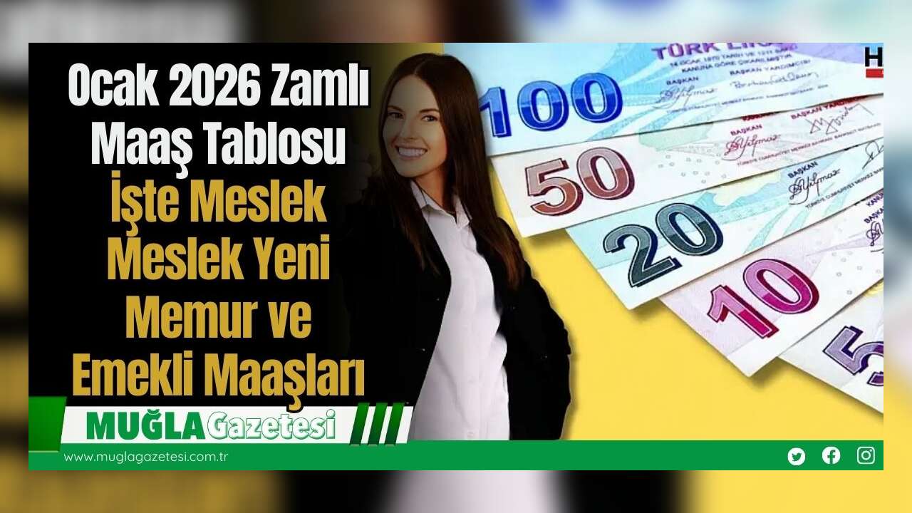 Ocak 2026 Zamlı Maaş Tablosu: İşte Meslek Meslek Yeni Memur ve Emekli Maaşları