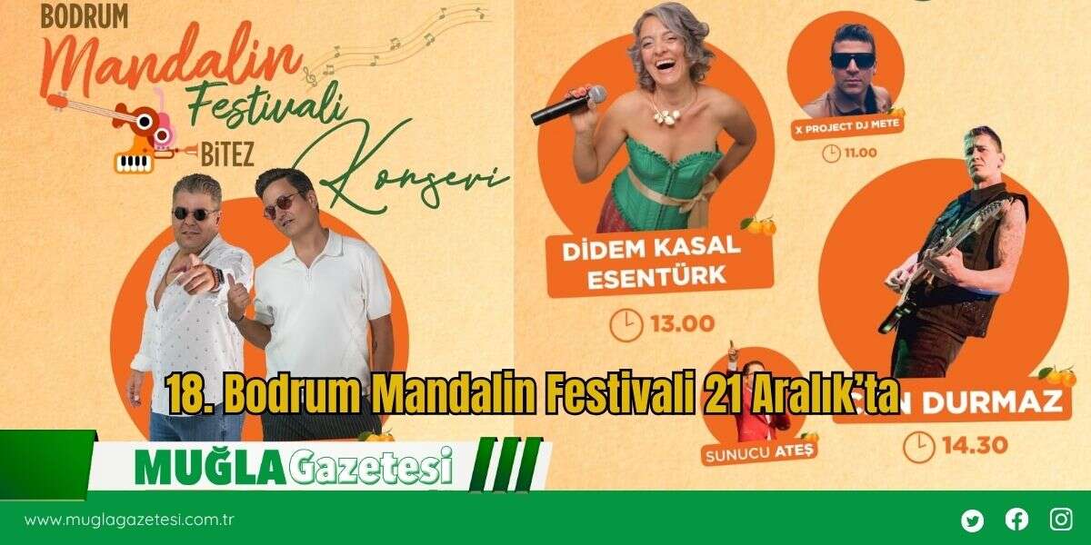 18. Bodrum Mandalin Festivali 21 Aralık’ta