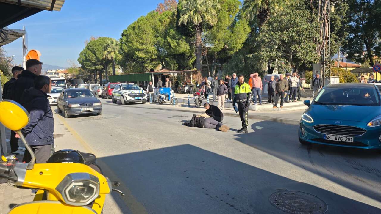 Milas’ta Motosiklet Kazası: Çarpışma Sonrası Sürücü Yaralandı