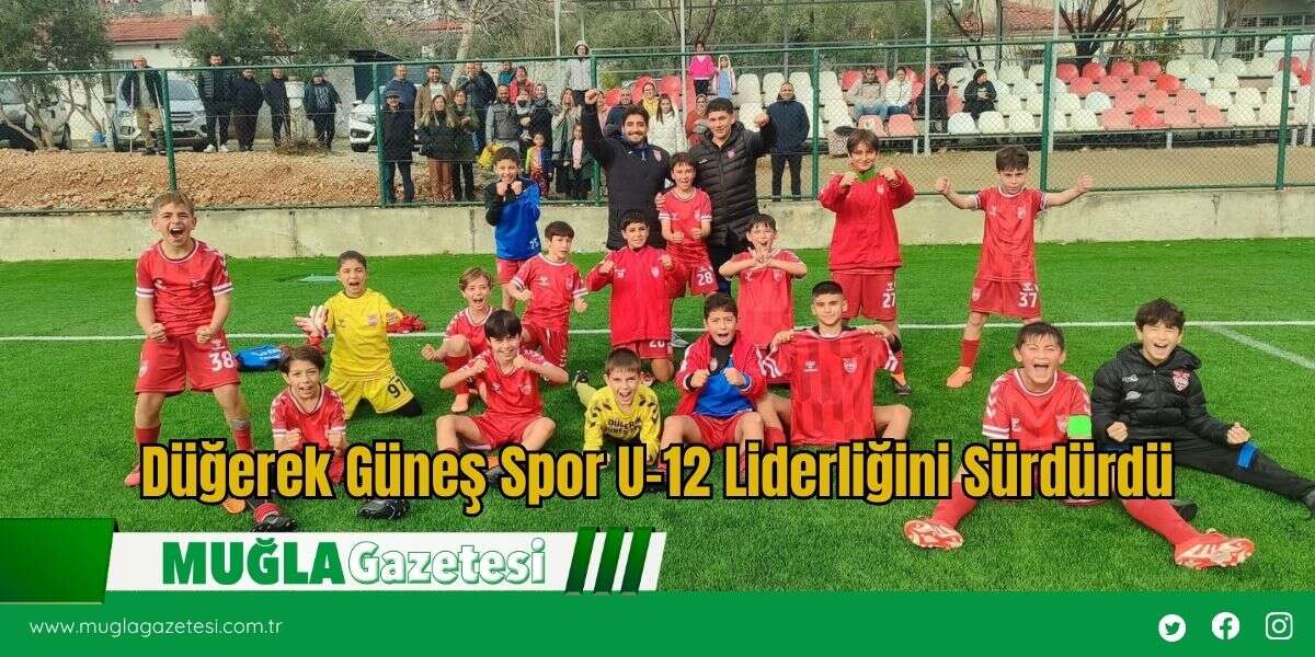Düğerek Güneş Spor U-12 Liderliğini Sürdürdü