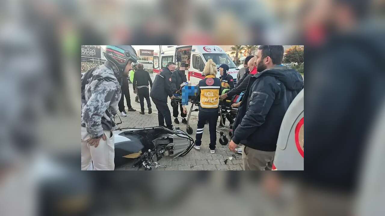 Bodrum’da Motosiklet Kazası: 1 Ağır Yaralı