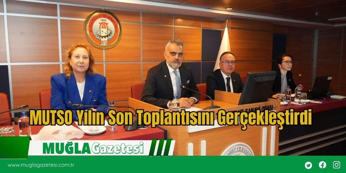 MUTSO Yılın Son Toplantısını Gerçekleştirdi