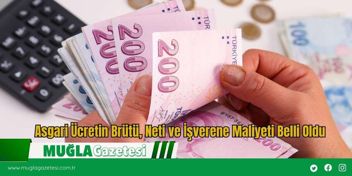 Asgari Ücretin Brütü, Neti ve İşverene Maliyeti Belli Oldu