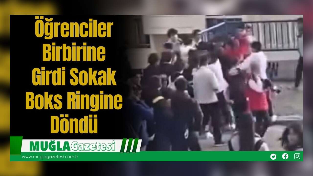 Öğrenciler Birbirine Girdi: Sokak Boks Ringine Döndü