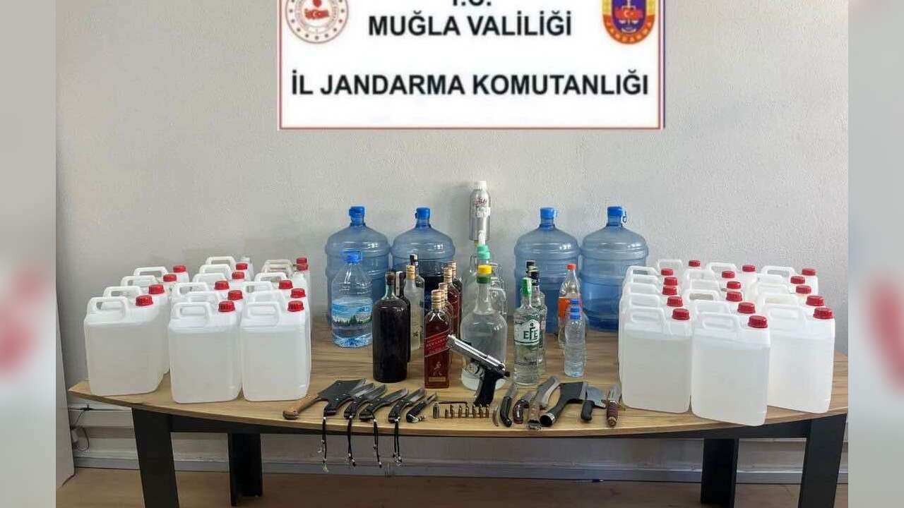 Muğla’da Sahte ve Kaçak Alkole Geçit Yok
