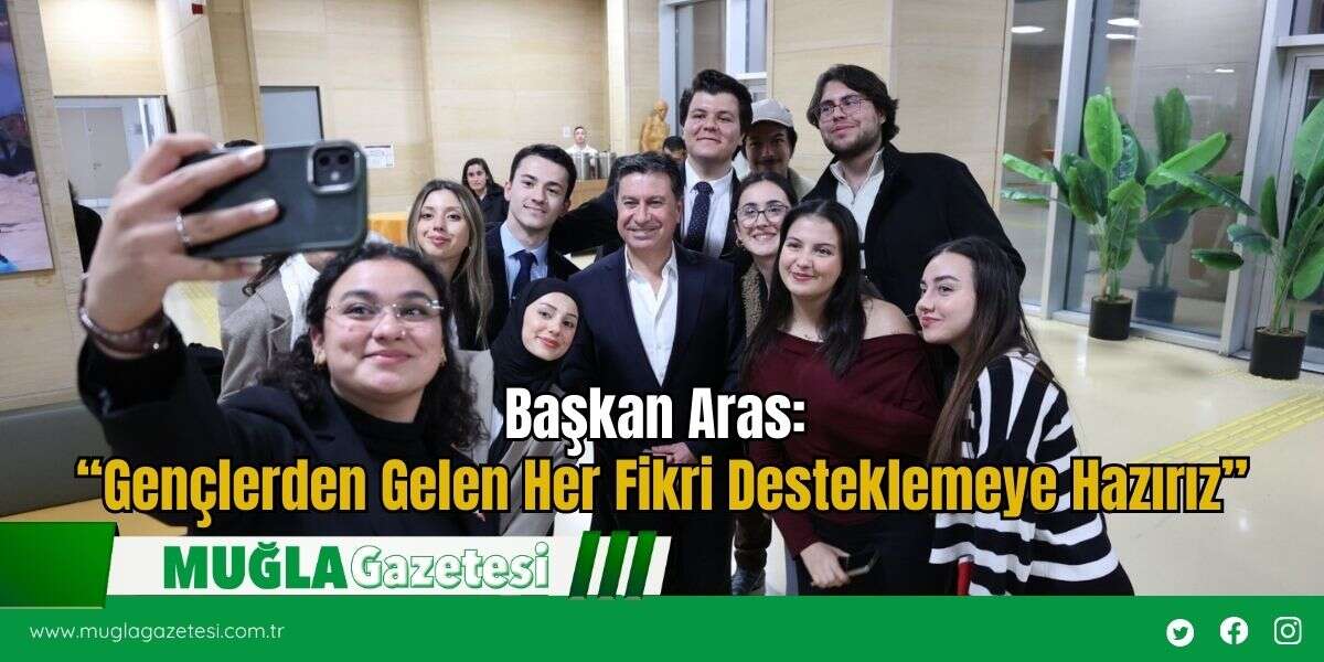 Başkan Aras: “Gençlerden Gelen Her Fikri Desteklemeye Hazırız”