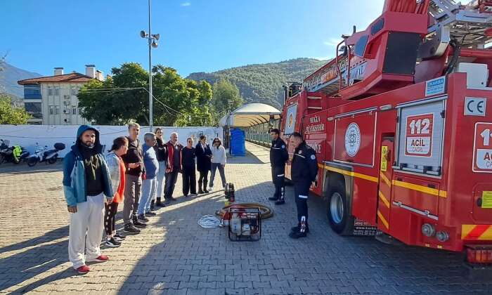 Muğla’da Gönüllü İtfaiyecilik Eğitimleri Sürüyor