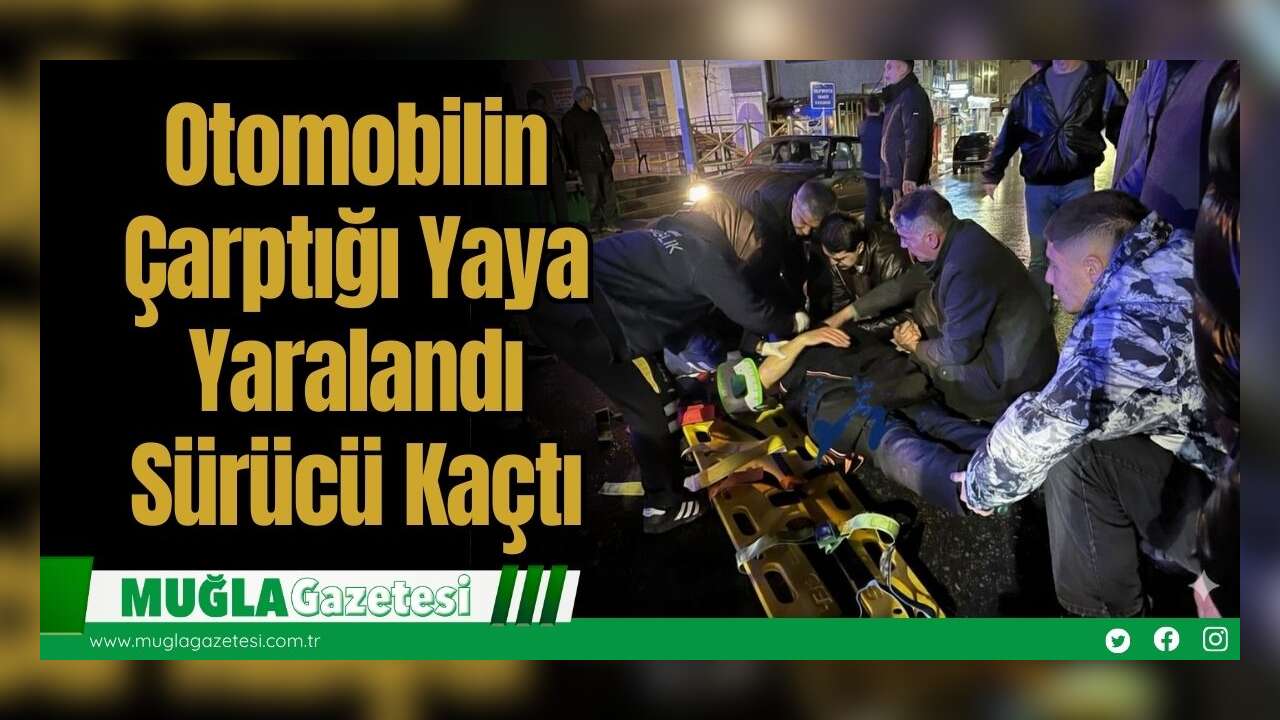 Otomobilin Çarptığı Yaya Yaralandı, Sürücü Kaçtı