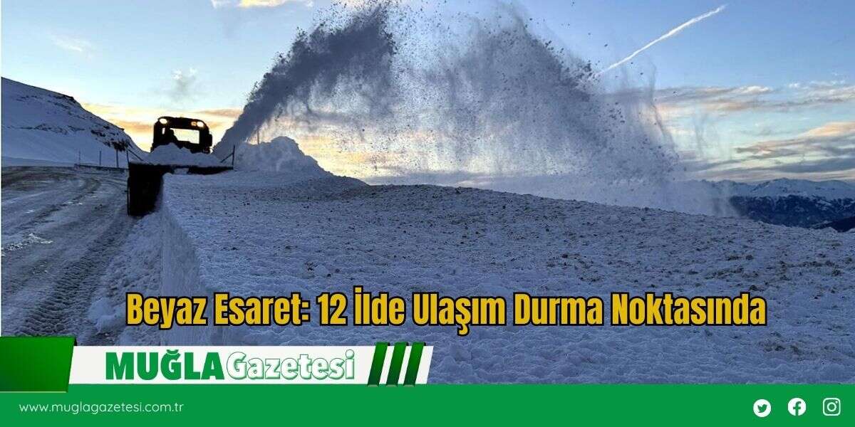 Beyaz Esaret: 12 İlde Ulaşım Durma Noktasında