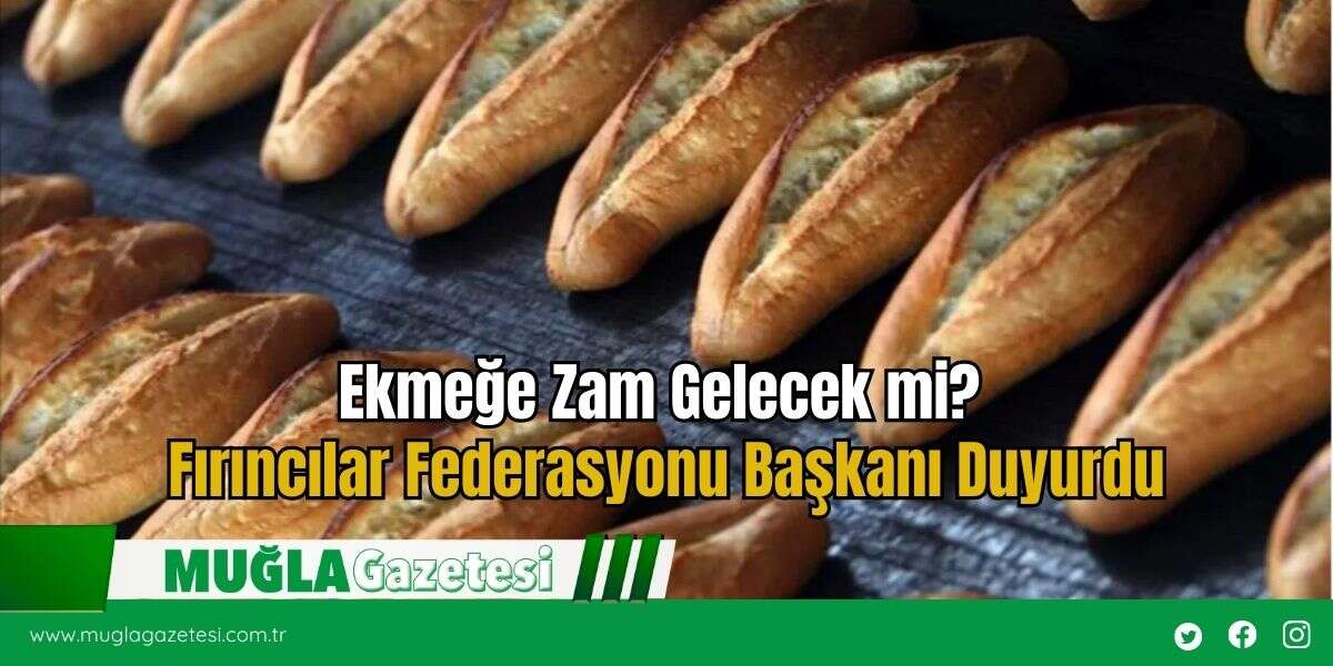 Ekmeğe Zam Gelecek mi? Fırıncılar Federasyonu Başkanı Duyurdu