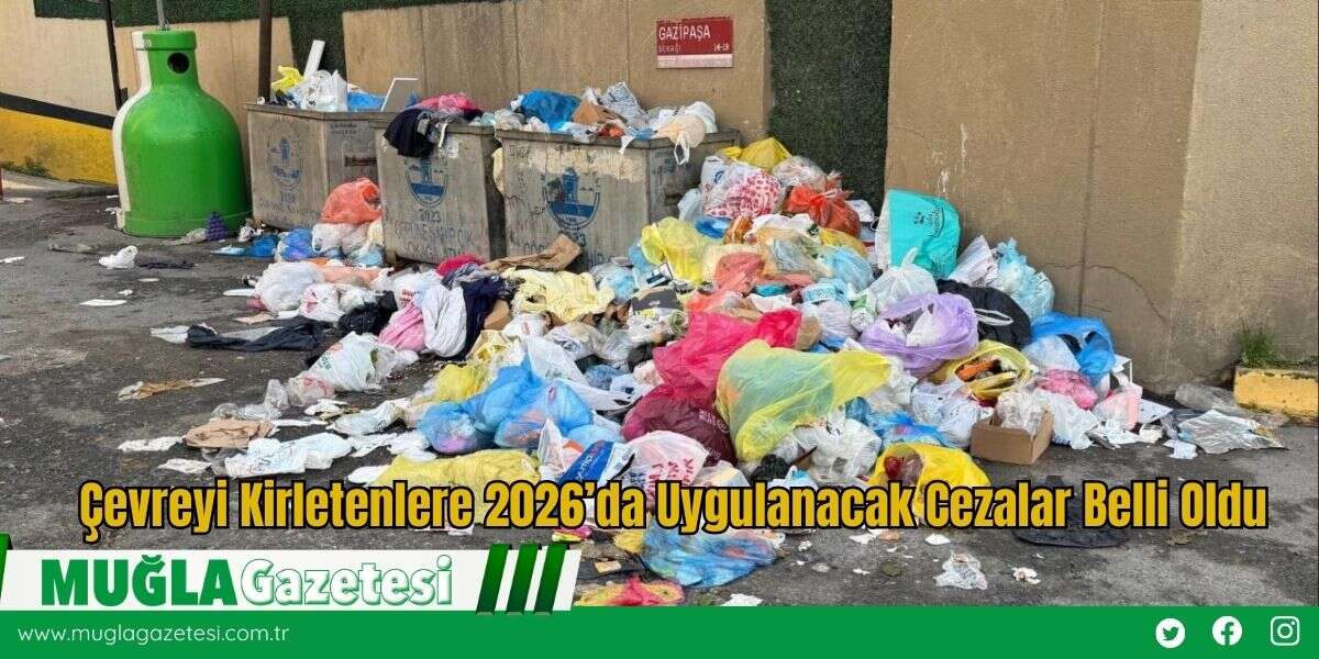 Çevreyi Kirletenlere 2026’da Uygulanacak Cezalar Belli Oldu