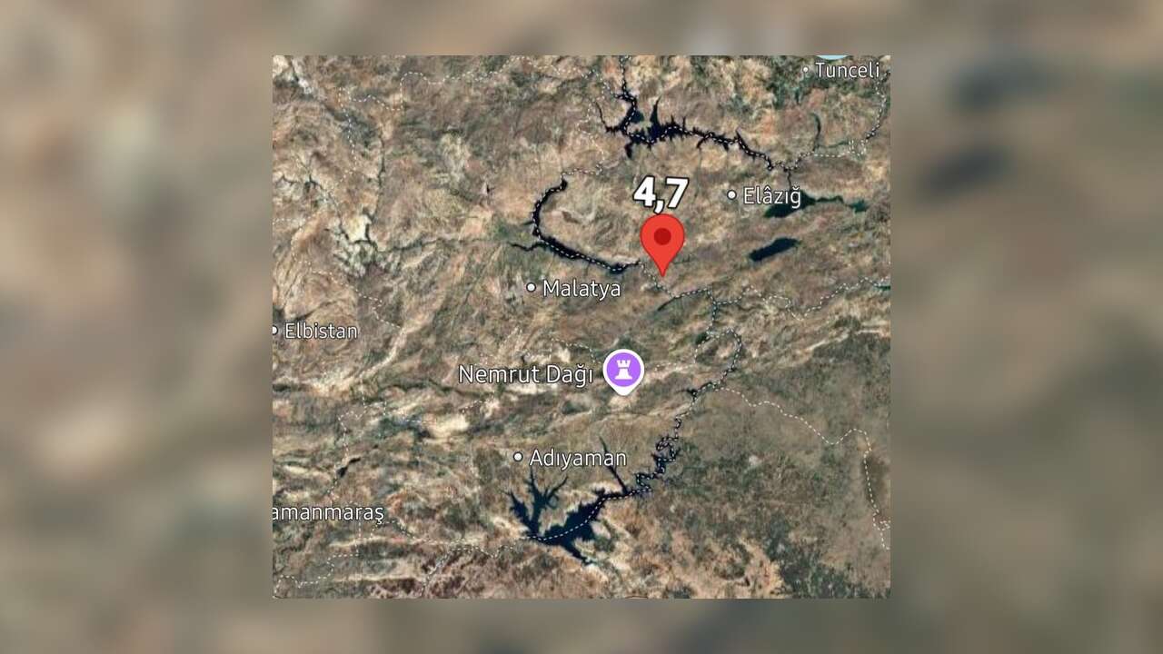 4,7 Büyüklüğünde Deprem