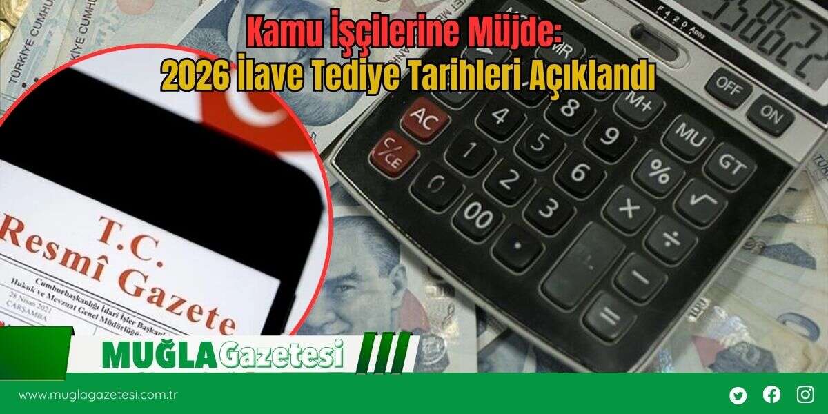 Kamu İşçilerine Müjde: 2026 İlave Tediye Tarihleri Açıklandı