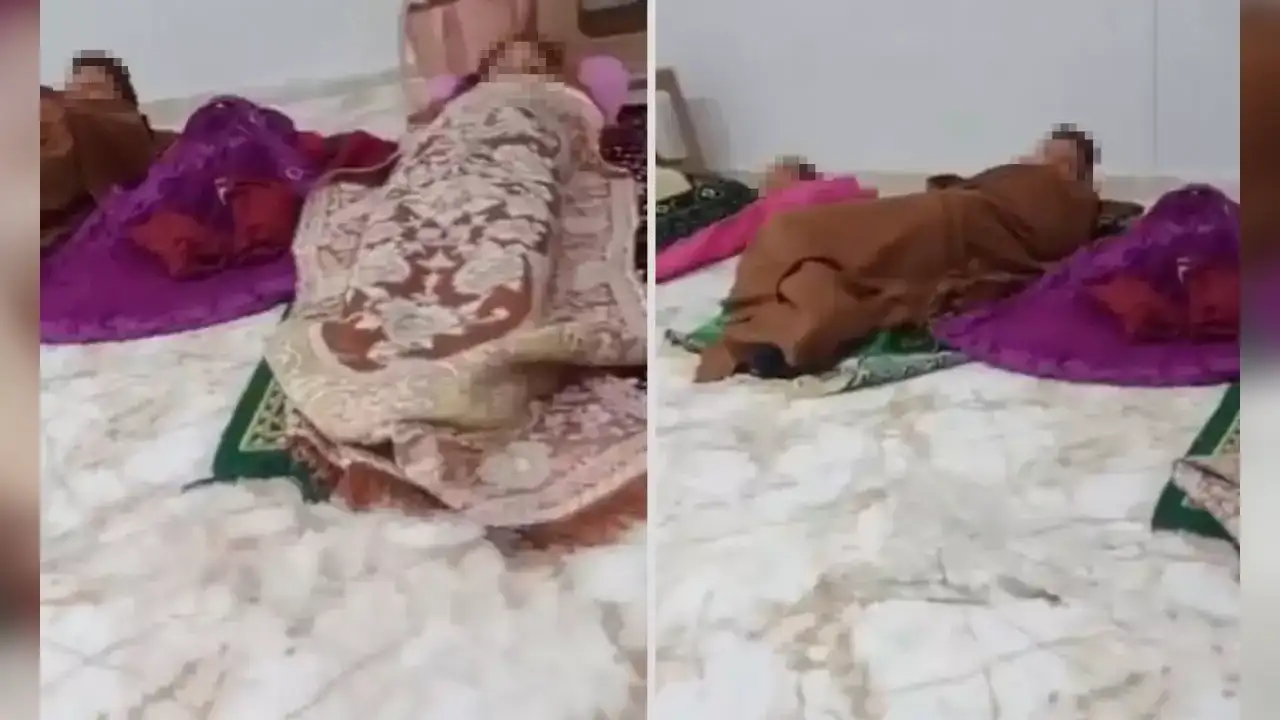 Yürek Burkan Görüntü: Anne ve Çocukları Hastane Mescidine Sığındı