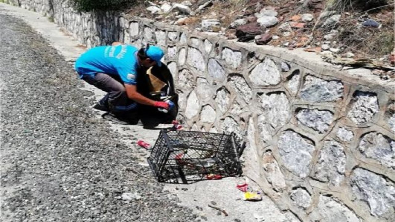 Karayollarında temizlik çalışması