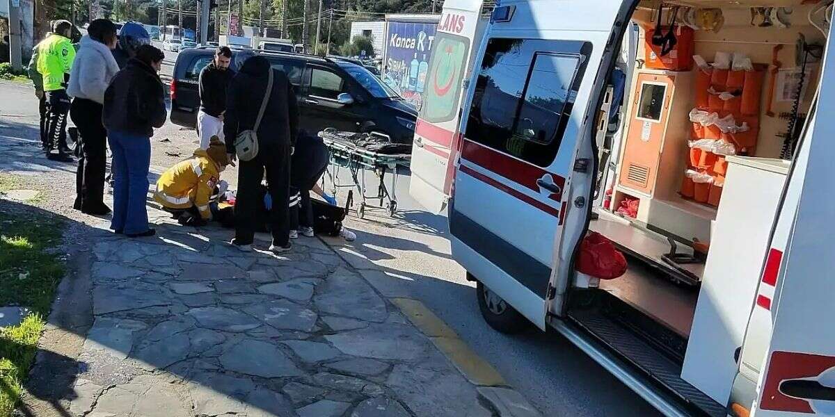 Muğla'da Motosiklet Dere Yatağına Uçtu