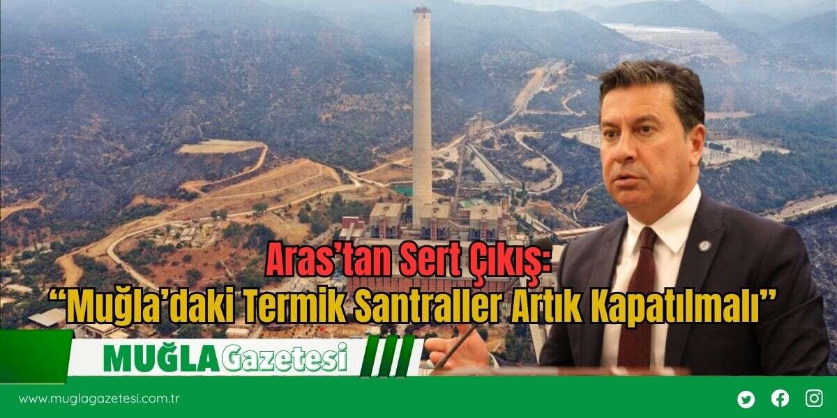 Aras’tan Sert Çıkış: “Muğla’daki Termik Santraller Artık Kapatılmalı”