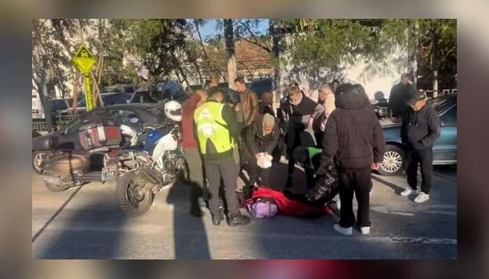 Muğla’da Motosikletin Çarptığı Yaya Yaralandı