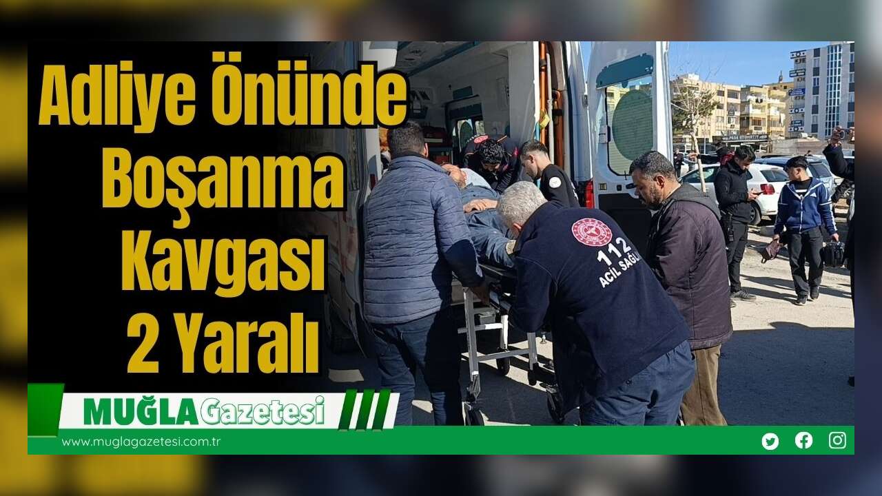 Adliye Önünde Boşanma Kavgası: 2 Yaralı