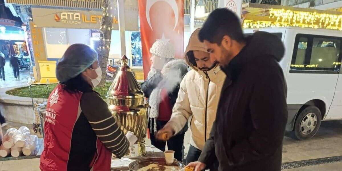 Muğla'da Vakıflar’dan Miraç Kandili’nde Gönülleri Isıtan İkram