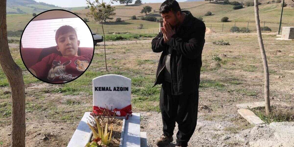 Acılı Baba Karne Gününde Maganda Kurşunuyla Ölen Oğlunun Kabrinde Ağladı