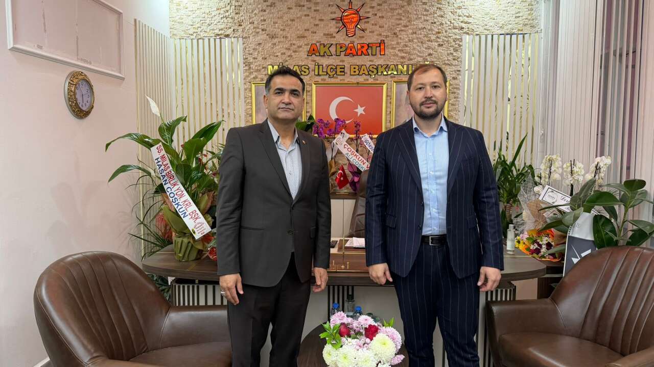 AK Parti Muğla Teşkilatından Levent Akyer’e Hayırlı Olsun Ziyareti