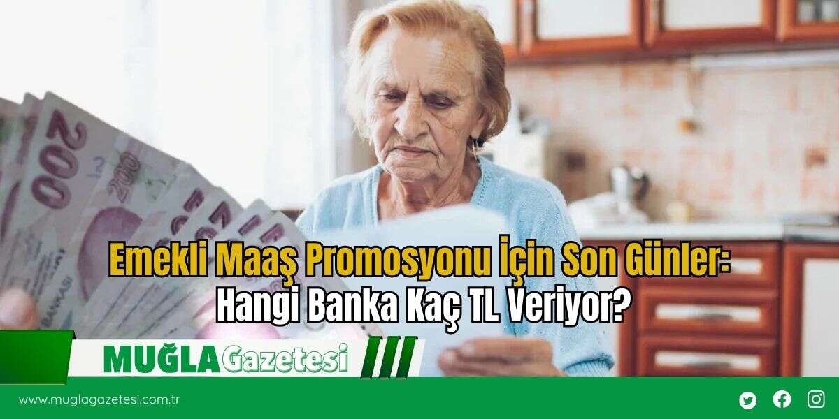 Emekli Maaş Promosyonu İçin Son Günler: Hangi Banka Kaç TL Veriyor?