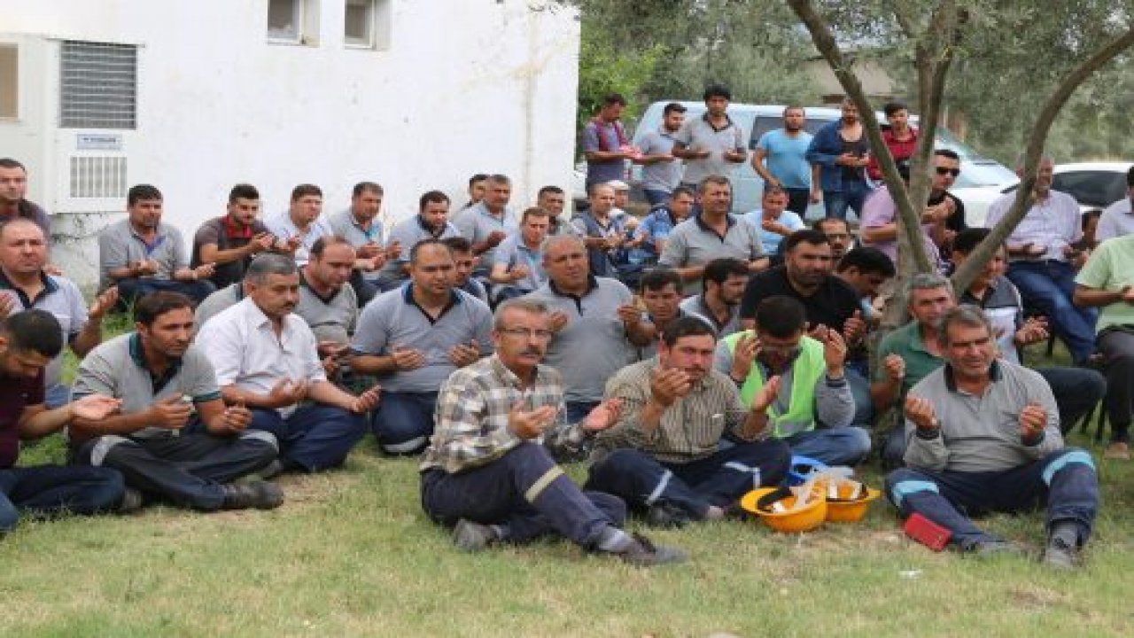 Ölen santral işçileri için lokma döktürdüler