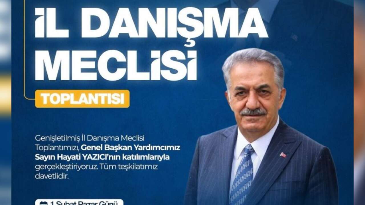 AK Parti Genel Başkan Yardımcısı Yazıcı Pazar Günü Muğla’da