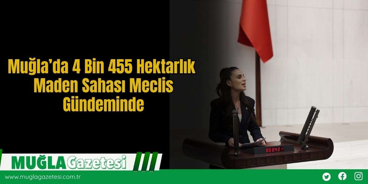 Muğla’da 4 Bin 455 Hektarlık Maden Sahası Meclis Gündeminde