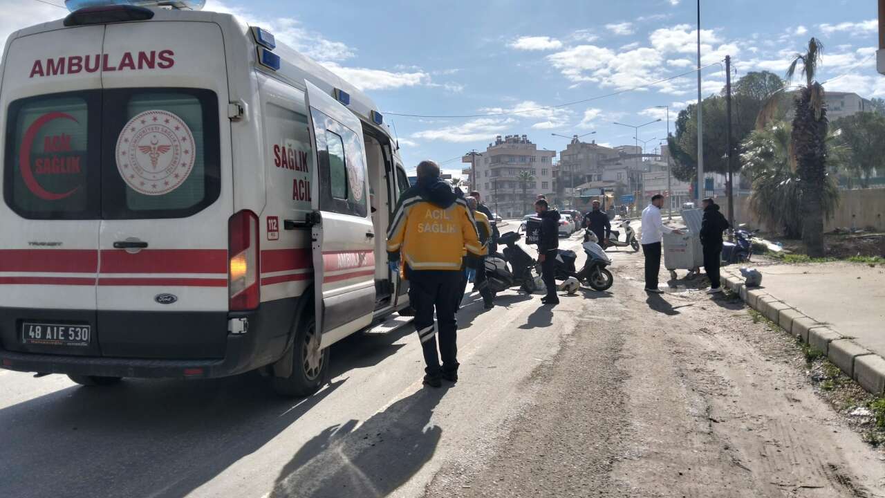 Muğla'da İki Motosiklet Çarpıştı