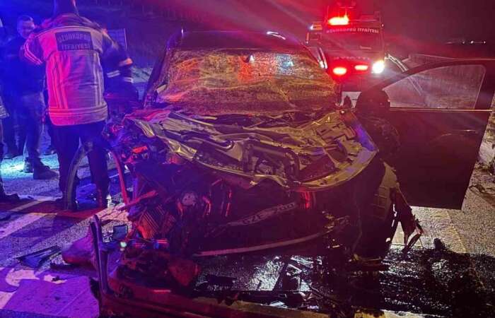 10 Yıl Hapis Cezası Bulunan Şahıs Trafik Kazasında Hayatını Kaybetti