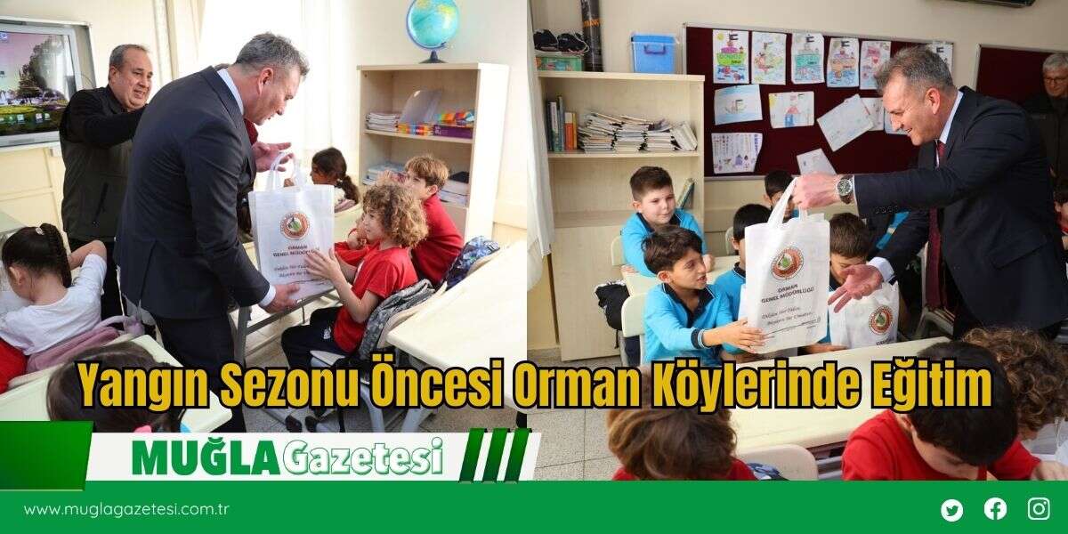 Yangın Sezonu Öncesi Orman Köylerinde Bilgilendirme