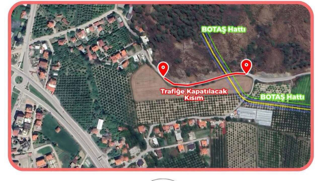 Dalaman Atakent Mahallesi’nde Yol Kapatılacak