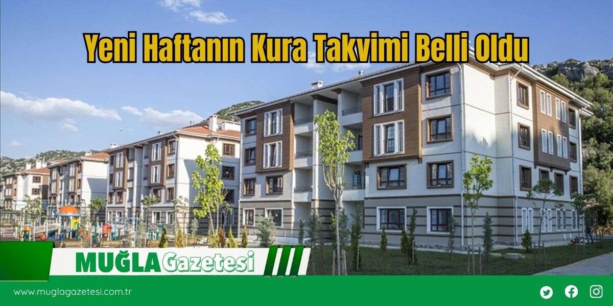 Yeni Haftanın Kura Takvimi Belli Oldu